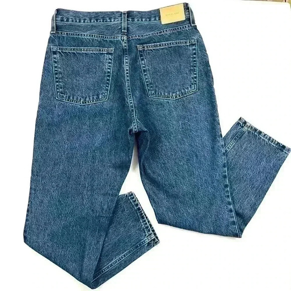 Everlane 90’s Cheeky 100% Organic Cotton Med Wash Highrise Ankle Jean Size 30R - Picture 1 of 12